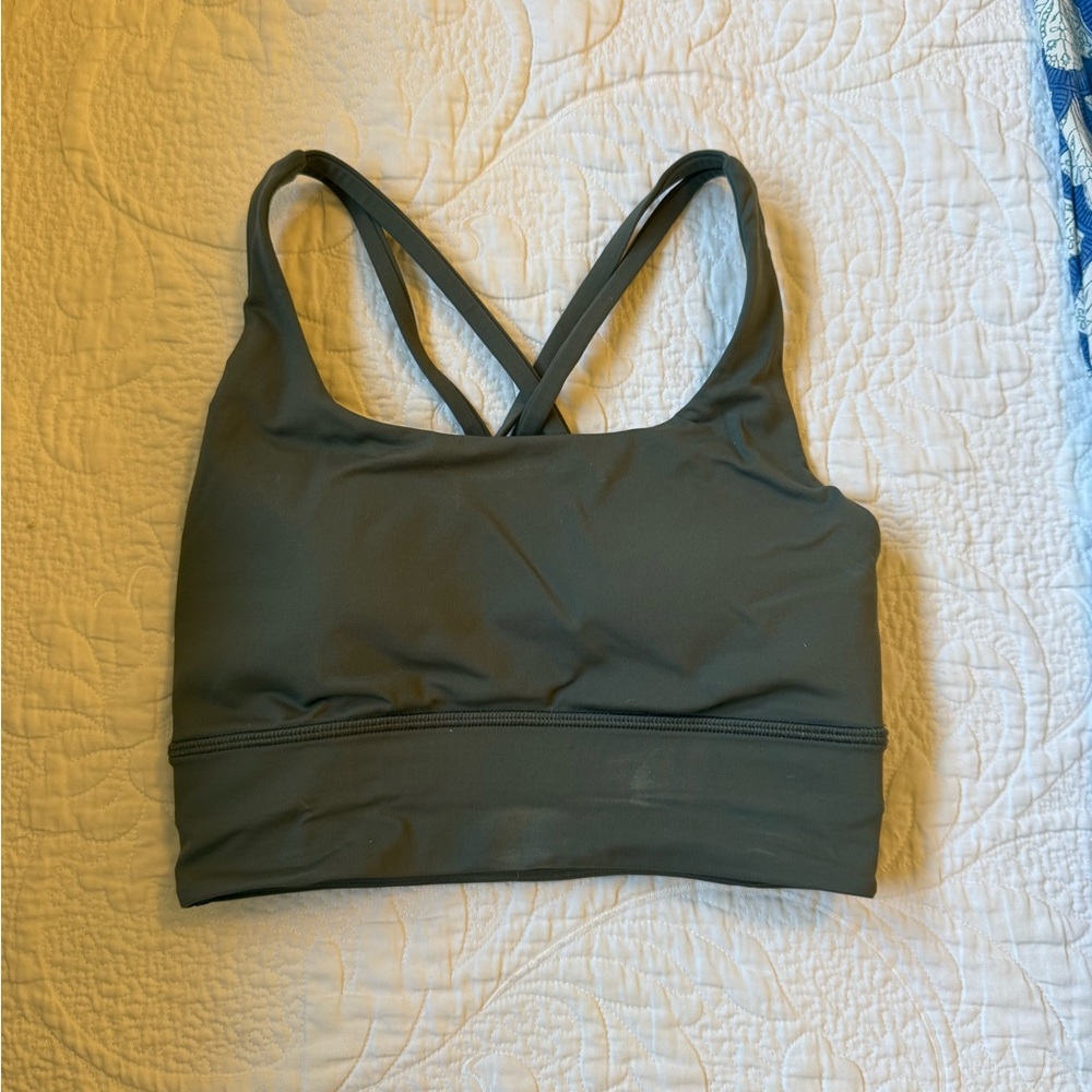 lululemon athletica Cross-Back Sports Bra - Dark Gray